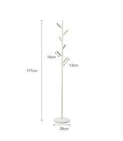 Yamazaki Plain Pole Hanger - White 9 Yamazaki Plain Pole Hanger - White -Meubels Voor Thuis 01ed35c044924fd09ec5a78e48c92e1a
