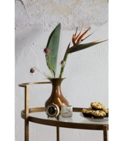 BePureHome Push Trolley - Metaal - Antique Brass - 86x67x35 -Meubels Voor Thuis 0623e7f070d14be1b0c284fc1e5fbdc7