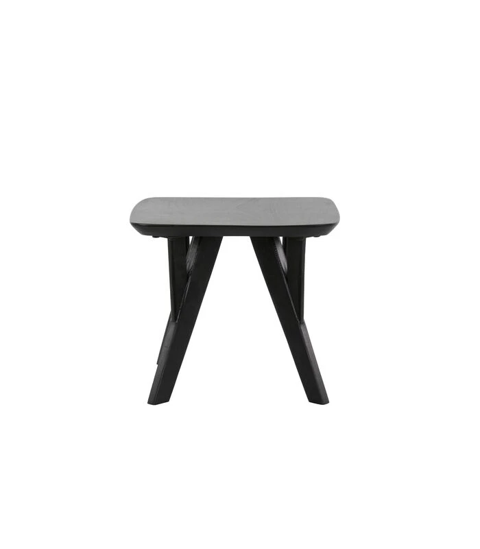 Bijzettafel Quenza - Zwart - 44x44x36cm 2 Bijzettafel Quenza - Zwart - 44x44x36cm - Afbeelding 2