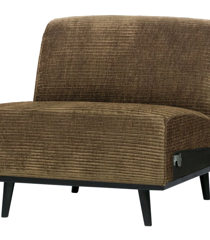 BePureHome Statement 1-Zits Element - Ribstof - Rock - 77x79x93 2 BePureHome Statement 1-Zits Element - Ribstof - Rock - 77x79x93 - Afbeelding 2