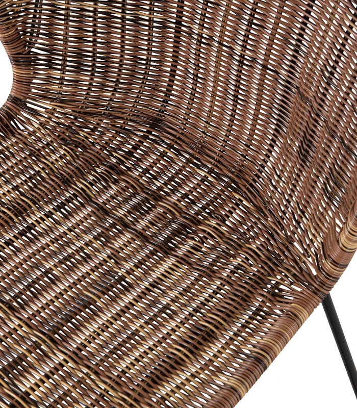 WOOOD Wings Tuinstoel - Polyester - Naturel - Set Van 2 2 WOOOD Wings Tuinstoel - Polyester - Naturel - Set Van 2 - Afbeelding 2