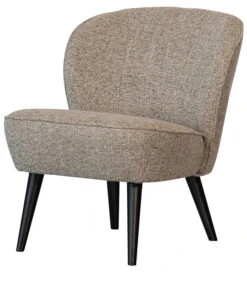 WOOOD Fauteuil Sara - Polyester - Naturel - 71x59x70