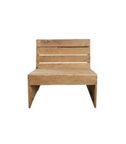 House Doctor Loungestoel - Woodie - Natuur