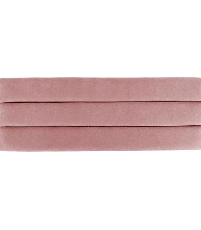 Leitmotiv Bank Explicit - Suede Look Roze - 121x41x43cm 4 Leitmotiv Bank Explicit - Suede Look Roze - 121x41x43cm - Afbeelding 4