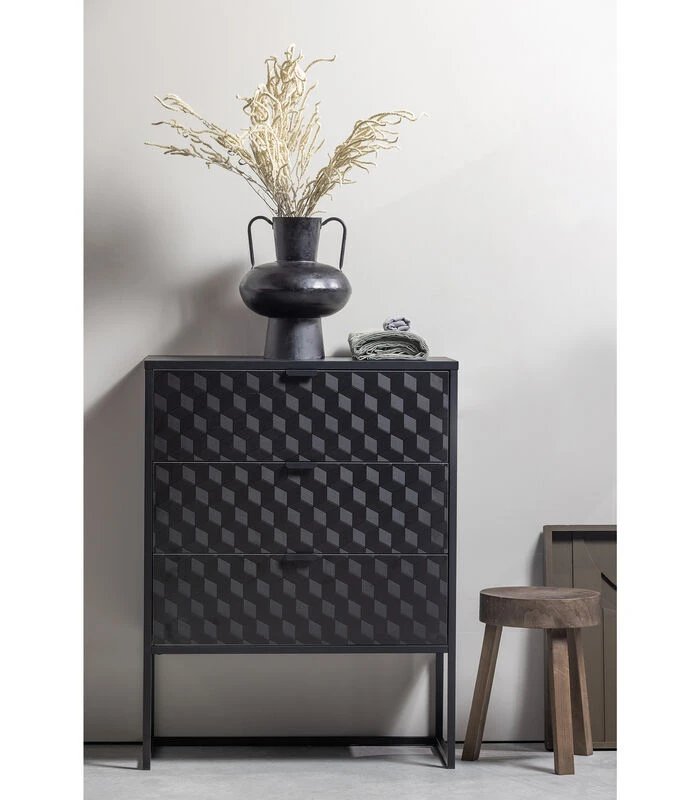 Exclusive Sef Krukje - Hout - Bruin - 45x32x32 2 Exclusive Sef Krukje - Hout - Bruin - 45x32x32 - Afbeelding 2