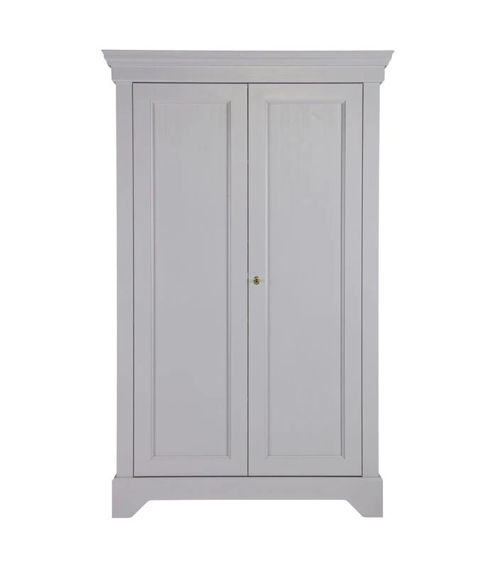 WOOOD Isabel Brocante Kast - Grenen - Betongrijs - 191x118x47 1 WOOOD Isabel Brocante Kast - Grenen - Betongrijs - 191x118x47