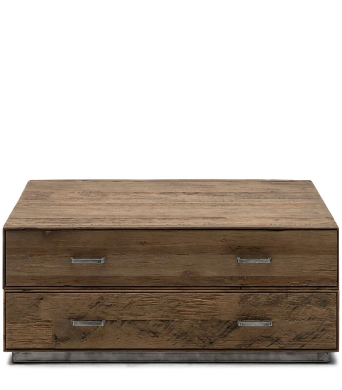 Salontafel Hout Verstelbaar - Detraut Table - Bruin 1 Salontafel Hout Verstelbaar - Detraut Table - Bruin