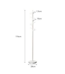 Yamazaki Branch Pole Hanger - White 9 Yamazaki Branch Pole Hanger - White -Meubels Voor Thuis 2e87c66bacdd409ebd680cdfbf36852e