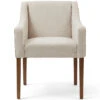 Eetkamerstoel Met Armleuning - Savile Row Dining Armchair Oxford Weave - Flanders Flax - Naturel