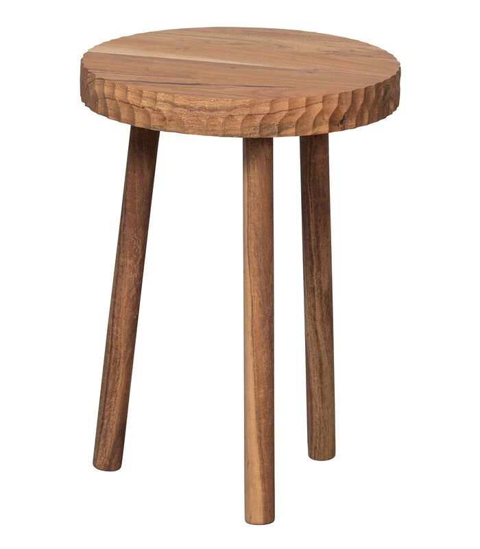 Manzi Kruk - Acacia Hout - Natural - 45x32x32 3 Manzi Kruk - Acacia Hout - Natural - 45x32x32 - Afbeelding 3