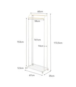Yamazaki Coat Rack - Tower - White 9 Yamazaki Coat Rack - Tower - White -Meubels Voor Thuis 36107b7ca32340e0b259cbabbe1191e7