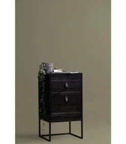 WOOOD Zola Nachtkastje Incl. Lade En Deur - Grenen - Zwart - 74x40x35 6 WOOOD Zola Nachtkastje Incl. Lade En Deur - Grenen - Zwart - 74x40x35 -Meubels Voor Thuis 378c24d3832b41289ab1ad1dbf38bdab