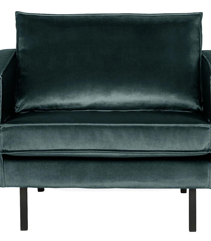 BePureHome Rodeo Fauteuil - Velvet - Teal - 85x105x86 1 BePureHome Rodeo Fauteuil - Velvet - Teal - 85x105x86