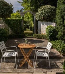 Inklaptafel Buiten Folding- Teak - Naturel - 75x65x65 -Meubels Voor Thuis 397f58bf4a694dea99eb39e71acbdf97