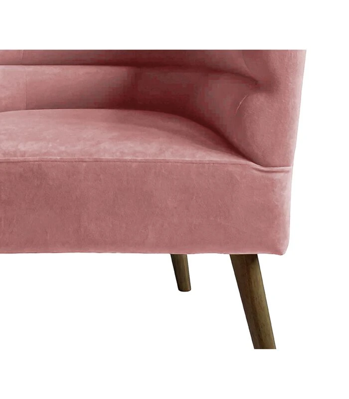 Leitmotiv Stoel Explicit - Suede Look Roze - 74x71x74cm 4 Leitmotiv Stoel Explicit - Suede Look Roze - 74x71x74cm - Afbeelding 4