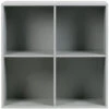 VTwonen Lower Case Four Open - Grenen - Betongrijs - 81x81x35