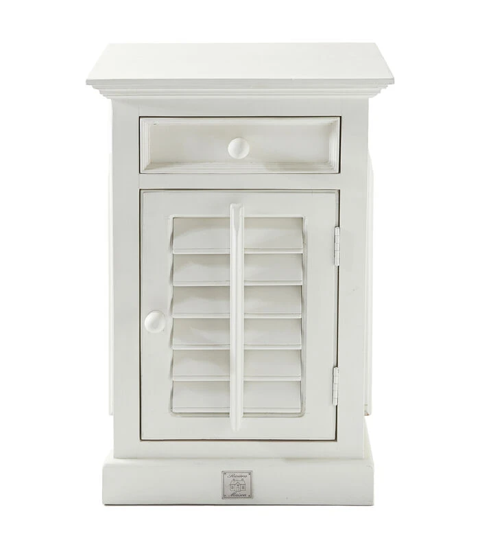 Nachtkastje - New Orleans Nachtkastjes Rechts - Wit 1 Nachtkastje - New Orleans Nachtkastjes Rechts - Wit