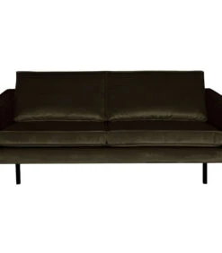 BePureHome Rodeo 2,5-Zits Bank - Velvet - Donker Groen - 85x190x86