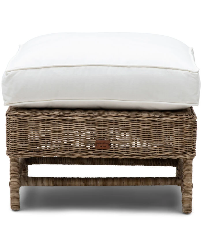 Poef - Hocker - Nicolas Wing Chair Voetenbankje - Bruin 1 Poef - Hocker - Nicolas Wing Chair Voetenbankje - Bruin