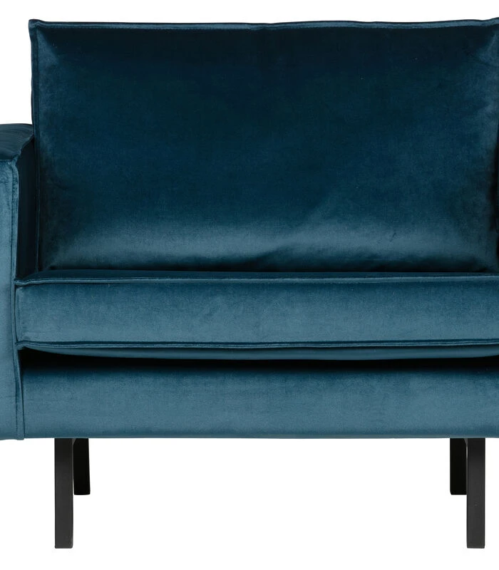 BePureHome Rodeo Fauteuil - Velvet - Blue - 85x105x86 1 BePureHome Rodeo Fauteuil - Velvet - Blue - 85x105x86