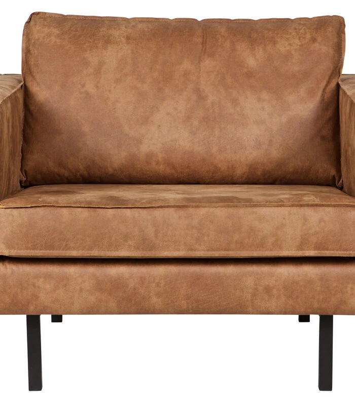 BePureHome Rodeo Fauteuil - Recycle Leer - Cognac - 85x105x86 1 BePureHome Rodeo Fauteuil - Recycle Leer - Cognac - 85x105x86