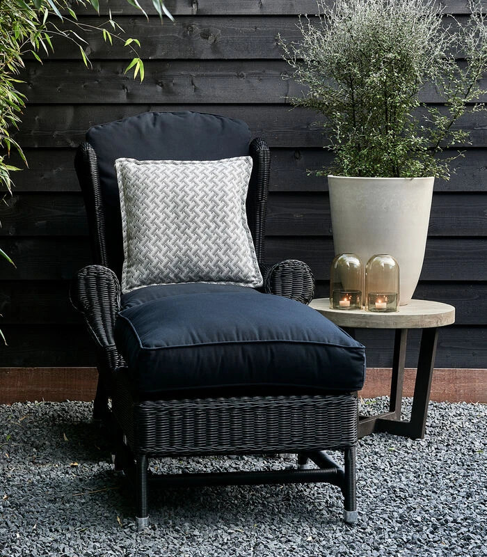 Tabouret D'extérieur Nicolas Wing Chair,noir 2 Tabouret D'extérieur Nicolas Wing Chair,noir - Afbeelding 2