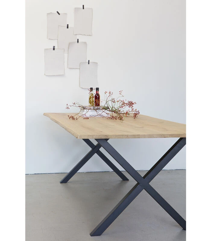 WOOOD Tablo X-Poot 1 Stuks - Metaal - Zwart - 72x79x10 3 WOOOD Tablo X-Poot 1 Stuks - Metaal - Zwart - 72x79x10 - Afbeelding 3