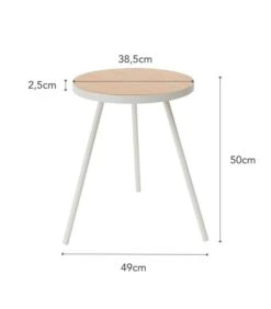 Yamazaki Round Side Table - Tower - White 9 Yamazaki Round Side Table - Tower - White -Meubels Voor Thuis 520ebfacf0dc45269029056200d06fe9