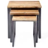 Bijzettafel - Shelter Island End Table - Set Van 3 Stuks - Zwart