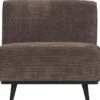 BePureHome Statement 1-Zits Element - Ribstof - Taupe - 77x79x93