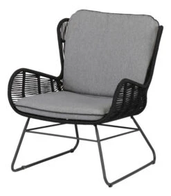 Loungestoel Outdoor Grace - Staal/Touw - Antraciet - Set Van 2 -Meubels Voor Thuis 5a7e2bd579e447f49f97dd92a3dc0a1d