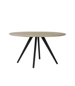 Eettafel Magnifera - Hout/Zwart - Ø140cm