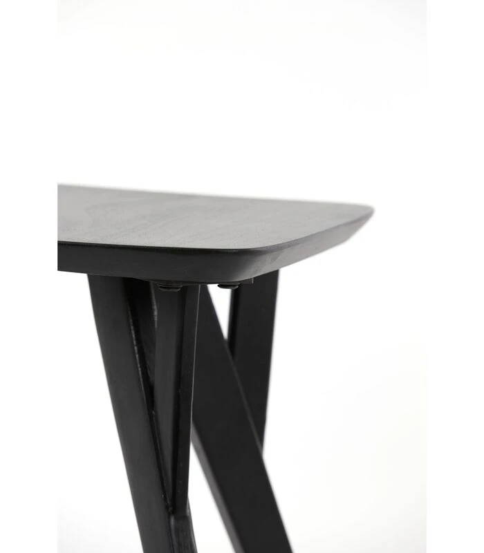 Bijzettafel Quenza - Zwart - 44x44x36cm 4 Bijzettafel Quenza - Zwart - 44x44x36cm - Afbeelding 4