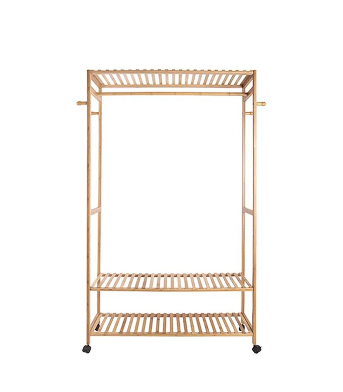 Leitmotiv Kledingrek - Bamboe - 165x112,5x35cm 1 Leitmotiv Kledingrek - Bamboe - 165x112,5x35cm