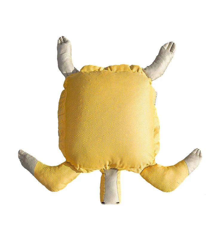 Drijvende XL-buitenpoef Schildpadvorm 1 Drijvende XL-buitenpoef Schildpadvorm