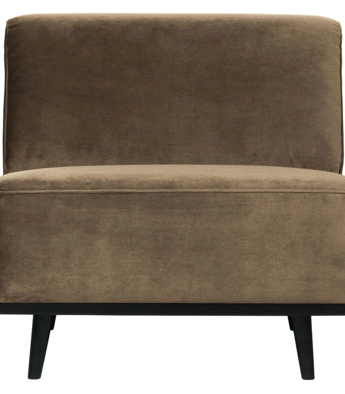 BePureHome Statement 1-Zits Element - Velvet - Taupe - 77x79x93 1 BePureHome Statement 1-Zits Element - Velvet - Taupe - 77x79x93