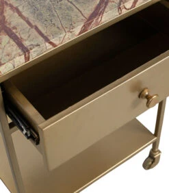 BePureHome Clinic Nachtkastje - Marmer - Antique Brass - 68,5x45x35 -Meubels Voor Thuis 60cf6d91d2134b4682877b1c34d8a87a