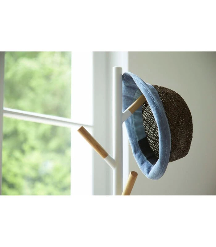 Yamazaki Plain Pole Hanger - White 3 Yamazaki Plain Pole Hanger - White - Afbeelding 3