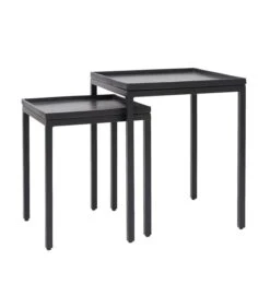 Bijzettafel Kendra - Zwart - Set 7 Bijzettafel Kendra - Zwart - Set -Meubels Voor Thuis 6104ec17c9904bffad3cabf9f58bf06b