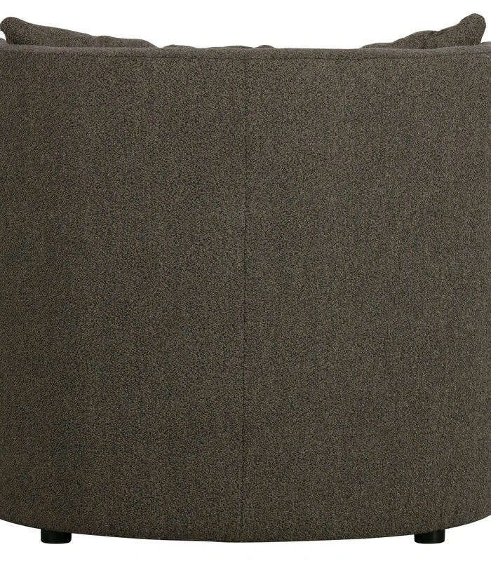 VTwonen Explore Fauteuil - Boucle - Bruin - 81x96x92 4 VTwonen Explore Fauteuil - Boucle - Bruin - 81x96x92 - Afbeelding 4