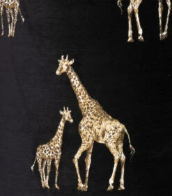 XL Poef Met Goud Geborduurde Giraffen -Meubels Voor Thuis 639701be7c884483a02d861525cd9602