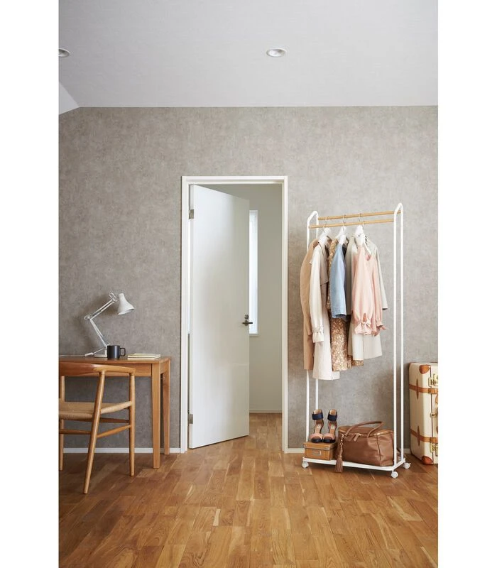 Yamazaki Coat Rack - Tower - White 2 Yamazaki Coat Rack - Tower - White - Afbeelding 2