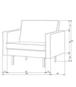 BePureHome Rodeo Fauteuil - Velvet - Taupe - 85x105x86 5 BePureHome Rodeo Fauteuil - Velvet - Taupe - 85x105x86 -Meubels Voor Thuis 6eabab5838824106af82135efa02ba55