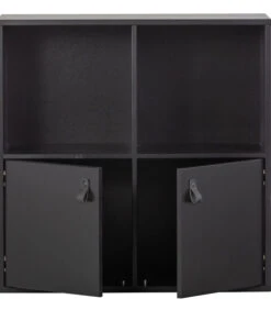 VTwonen Lower Case 4 Vakken - Grenen - Zwart - 81x81x35 6 VTwonen Lower Case 4 Vakken - Grenen - Zwart - 81x81x35 -Meubels Voor Thuis 73ad8510549948498fb702c09432ad6a