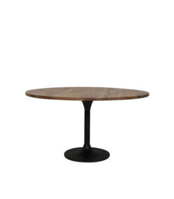 Eettafel Biboca - Hout/Zwart - Ø140cm