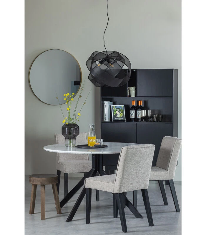 Exclusive Finca Buffetkast - Grenen - Zwart - 170x110x40 3 Exclusive Finca Buffetkast - Grenen - Zwart - 170x110x40 - Afbeelding 3