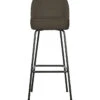 BePureHome Barstoel Vogue - Velvet - Warm Groen - 103x50x55
