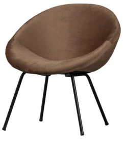 Fauteuil Moly - Velvet - Toffee - 74x75x76