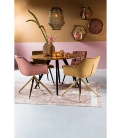 Eettafel Mimoso - Hout/Zwart - Ø120cm -Meubels Voor Thuis 809c1d7757d94c2192e7de9860931ae6