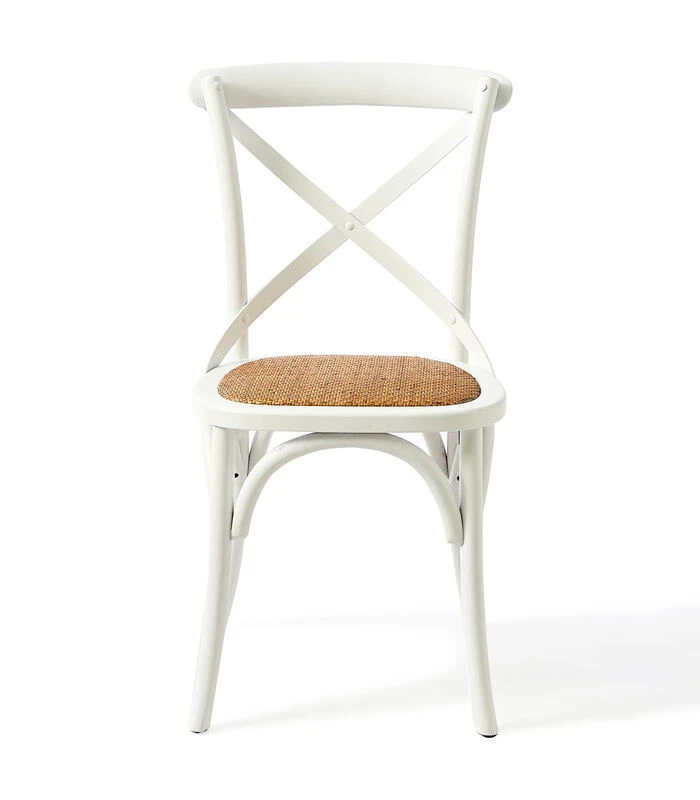 Saint Etienne Dining Chair White - (LxBxH) 50x50x98 Cm 1 Saint Etienne Dining Chair White - (LxBxH) 50x50x98 Cm